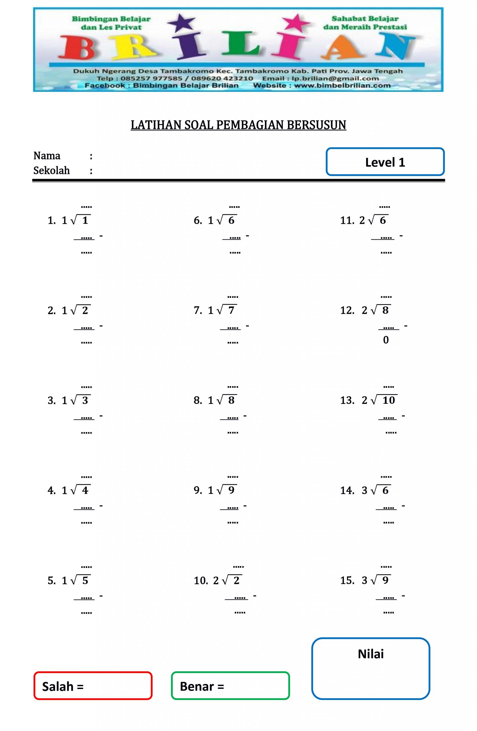 Soal Matematika Pembagian Dalchaebi Soal Matematika Pembagian Dalchaebi