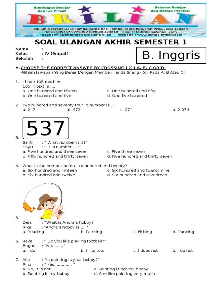 5 Rahasia Mengerjakan Soal Essay Bahasa Inggris Kelas 4 Agar Nilai Anak Selalu Sempurna