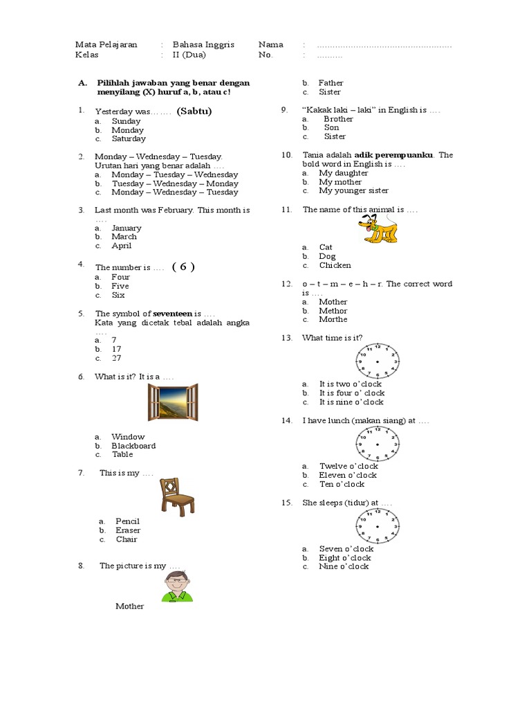 Materi Bahasa Inggris Kelas 2 Semester 2 Dalchaebi Materi Bahasa Inggris Kelas 2 Semester 2 Dalchaebi