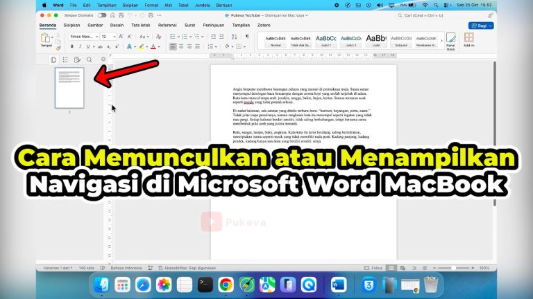 Rahasia 3 Cara Memunculkan Navigation di Word yang Jarang Diketahui Banyak Orang 2026