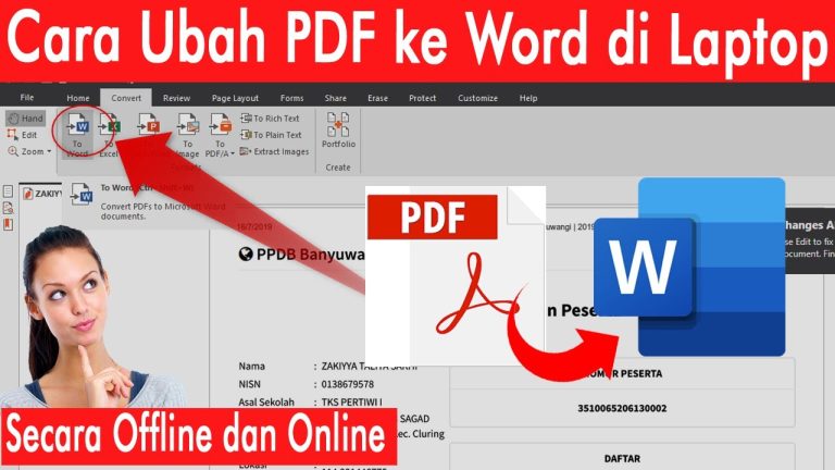 Ternyata Ini 5 Cara Mengubah PDF ke Word di Laptop Offline Tanpa Aplikasi Berbayar