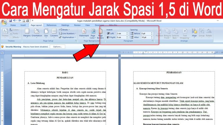 Ternyata Ini Cara Mengubah Spasi 1 5 di Word yang Selama Ini Sering Salah Dilakukan