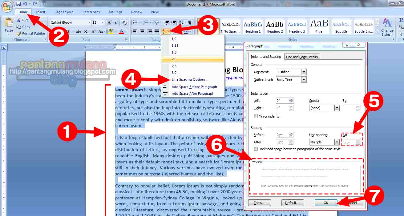Atur Spasi di Word Panduan Lengkap - LKomBis Atur Spasi di Word Panduan Lengkap - LKomBis