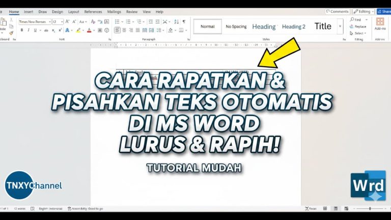 cara memisahkan tulisan yang menyatu di word cara memisahkan tulisan yang menyatu di word