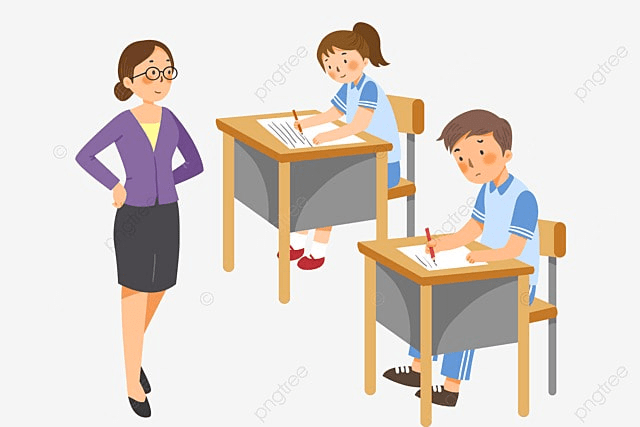 Estudiante Tomando Examen Clipart Página 2 Vectores De Estudiante