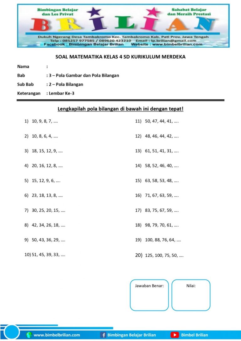 Ternyata Begini Cara Cepat Jawab Soal Latihan Matematika Kelas 4, Wajib Tahu