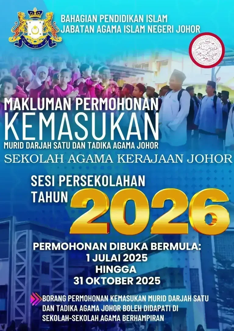 Ternyata Ujian Sekolah Agama Johor 2026 Terinspirasi Sistem Brunei, Ini Buktinya