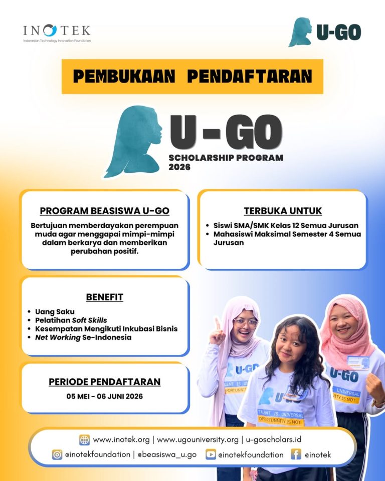 Akhirnya! Pengumuman Beasiswa U Go: Cek Daftar Lolos Verifikasi Dokumen Sekarang Akhirnya! Pengumuman Beasiswa U Go: Cek Daftar Lolos Verifikasi Dokumen Sekarang