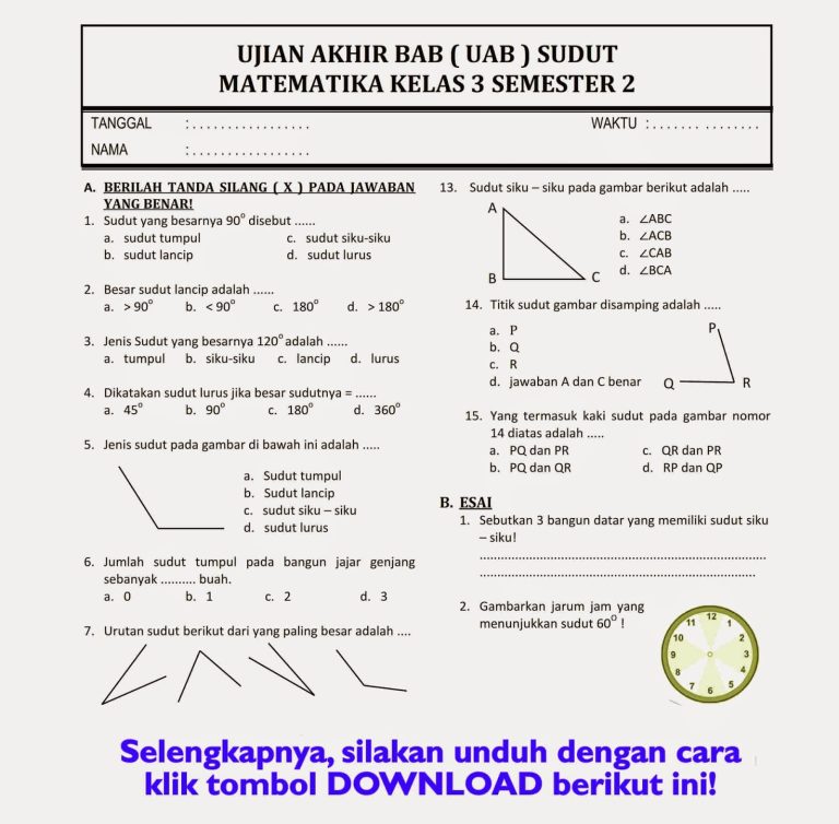 Ternyata Ini Bentuk Soal SBK Kelas 3 Semester 1 yang Sering Muncul di UAS, Wajib Tahu Sebelum Terlambat Ternyata Ini Bentuk Soal SBK Kelas 3 Semester 1 yang Sering Muncul di UAS, Wajib Tahu Sebelum Terlambat